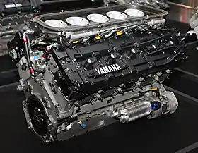 1993 Yamaha OX10A engine, a variant of the Judd GV engine