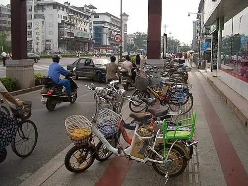 E-bikes are common in China, with an estimated fleet of 120 million in early 2010.