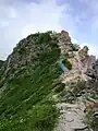 Mount Higashi-Tengu, the highest peak of the Kita-Yatsugatake Mountains