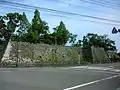 stone wall of Yatsushiro castle　