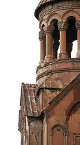 Yeghvard Church roof detail, Armenia