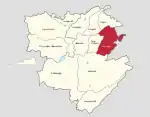 Nor Nork district shown in red