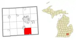 Location within Washtenaw County