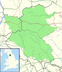 Map showing the location of Three Counties System