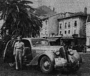 Yvonne Simon, in Saint-Raphael in 1939.