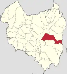 Location in Covasna County