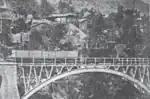 Zachlorou village in Achaia, with Bridge in the foreground.