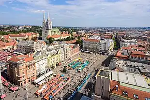 Skyline of Zagreb