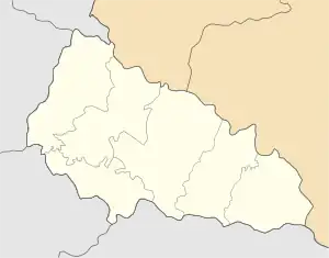 Velyka Dobron is located in Zakarpattia Oblast