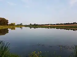 Artificial lake in Skorczyce