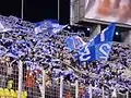 FC Zenit fans at the stadium in 2008