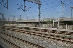 Zhangguizhuang Railway Station on the Tianjin–Shanhaiguan railway, 2016