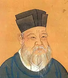 Zhu Xi, regarded as one of the most influential Confucian philosophers in history and the founder of Neo-Confucianism.