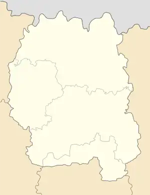 Bykivka is located in Zhytomyr Oblast