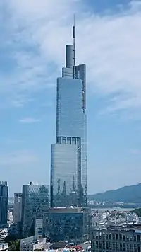 Zifeng Tower in Nanjing, China