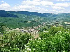 Zvečan landscape