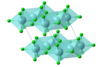 3D model of zirconium(III) chloride