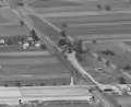 Birrfeld railway station, aerial view in 1982