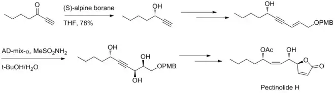 Application of Midland Alpine-Borane Reduction