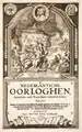 Title page of Pieter Bor: Nederlantsche oorloghen, beroerten, ende borgerlijcke oneenicheyden..., 1621