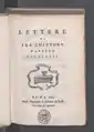 Lettere di Fra Guittone d'Arezzo, 1745 edition