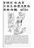 The Gay Coloring Book, a campy coloring book featuring suggestive scenes centered on "Percy", a flamboyant dandy.